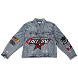 FAST LIFE WASHED DENIM JACKET (FRJ2078)