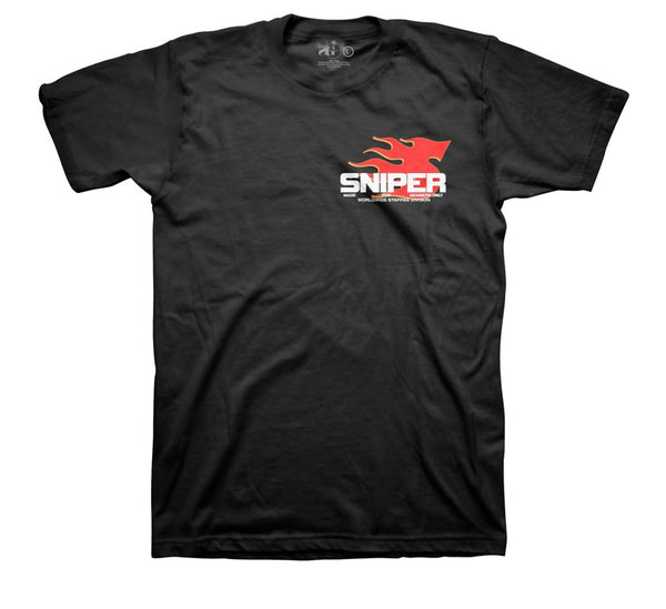 Sniper Flame Star Tee (Black) (SG-SniperFlameStar-Tee)