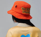 Fuzz Bucket Hat - Red Orange (Fuzz-Bucket-Hat-Red-Orange)