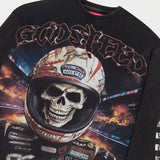 Racer Goldie LS T-Shirt (Black wash) (Racer-Goldie-Ls-T-Shirt-Black-Wash)