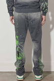 INTELLECTUAL PROPERTY WASHED FLARE JOGGER (FRB2482)