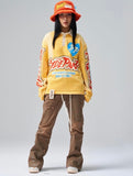 Dripping in Japan Long Sleeve Polo - Gold (Dripping-In-Japan-Long-Sleeve-Polo-Gold)