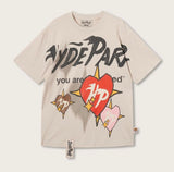 Faded Hearts Tee - Off White (Faded-Hearts-Tee-Off-White)