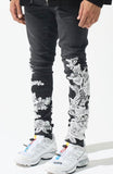 & Wisdom" Jeans (Blk/lace)