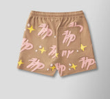 Puff the Magic Pattern Shorts - Brown (Puff-The-Magic-Pattern-Shorts-Brown)