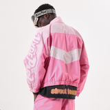 Street Team Windbreaker Jacket - Pink (Street-Team-Windbreaker-Jacket-Pink)