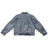 FAST LIFE WASHED DENIM JACKET (FRJ2078)