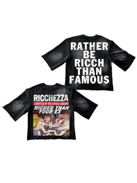 RATHER BE RICCH THAN FAMOUS 3/4 SLEEVE (HO24-012)by Ricchezza Forever