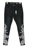 & Wisdom" Jeans (Blk/lace)