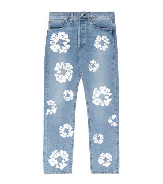 THE COTTON WREATH JEAN LIGHT WASH