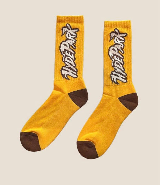 Logo Intarsia Sock - Graham Cracker (Logo-Intarsia-Sock-Graham-Cracker)