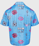 Doodle Puffer Shirt Blue (SPRING23101-1)