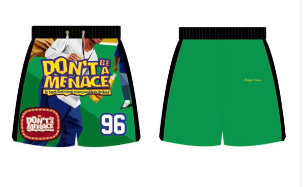 DONT BE A MENACE BASKETBALL SHORTS (HGC117-SHT-01)